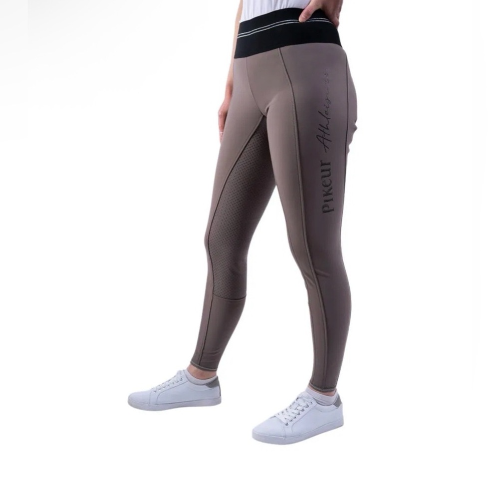PIKEUR Gia Full Seat Grip Riding Leggings | Taupe | USA 32 | EU 44